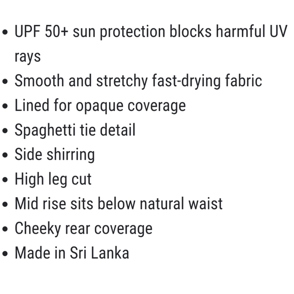 PrAna La Plata bikini bottoms UPF 50+ size XL - Picture 3 of 5